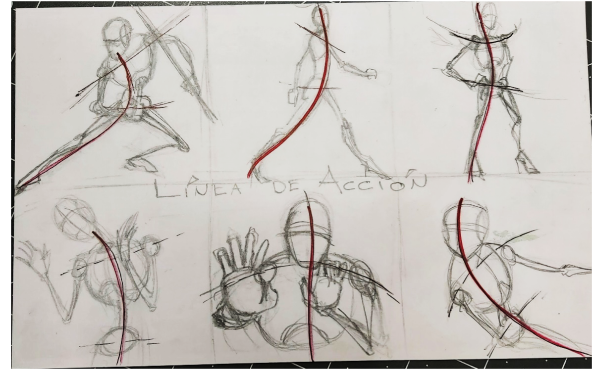 La línea de acción