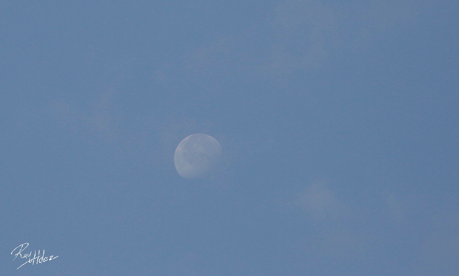 La luna de la mañana