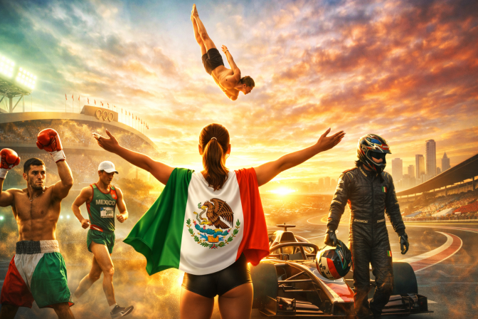 Deportistas mexicanos por el mundo